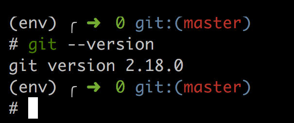 Git version mac